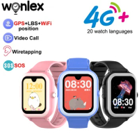 Wonlex 4G Kids Smart Watch Phone 1GB+8GB GPS WIFI Location Video Call Remote Monitor SOS Track KT31 Whatsapp Children Smartwatch