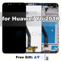 for Original 5.7 inches Huawei Y6 2018 Y6 Prime 2018 LCD Display with Touch Screen Digitizer Assembly Replacement 100% Tested