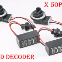DHL 50PCS 1156 1157 3156 3157 7440 7443 LED Bulbs Error Free Canbus Canceler Adapter Decoder Turn Brake Anti-Hyper Flash Blink