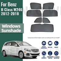 For Mercedes Benz B Class W246 2012-2018 Car Sunshade Shield Front Windshield Curtain Window UV Protection Sun Shade Visor
