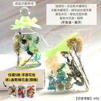【A-ONE】浮游花DIY花材包 天然乾燥花 花材包 乾燥花材 尤加利葉 乾花 永生花勿忘我 木繡球花 H36