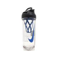 【NIKE 耐吉】水壺 TR Recharge 2.0 Shaker Bottle 藍 黑 搖搖杯 翻蓋式 運動水壺(N101072491-324)