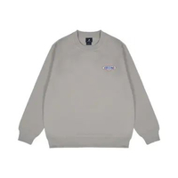 3Second Jaket Pria Crewneck Sweatshirt Regular Fit Fleece Aeron HP-C140325 Grey L