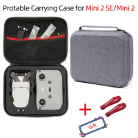 Drone Remote Control Accessorie Storage Bag Shock-absorbing Handbag Portable Shoulder Bag For DJI Mini 2/Mini 2 SE Transport Box