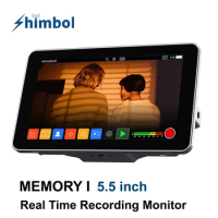 SHIMBOL MEMORY I Real Time Recording Monitor 5.5 inch IPS Touch Screen 4K Ultra HDMI-compatible Full HD HDR Camera Field Monitor