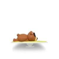 ตัวติดรองเท้า JIBBITZ  3D SURFING BEAR