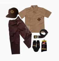 Seragam Pramuka SD Setelan Anak Laki Laki Pendek-Panjang 6-12 Thn Celana Pramuka Cargo PDL Bahan Dri