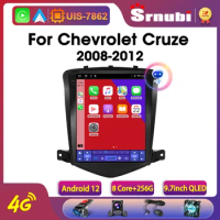 Srnubi 9.7" 2Din Android 12 Car Radio for Chevrolet Cruze J300 2008-2012 Multimedia Player GPS Carplay Auto Stereo DVD Head Unit