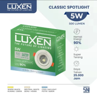 LED Spotlight LUXEN Classic Slim 5w - 7w SUPER BRIGHR Lampu Sudut led