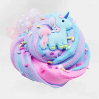 Unicorn Slime Kit with Color-blocking Accessories for Ultimate Pressure Relief Experience