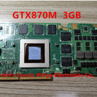 1pcs 100% tested N15E-GT-A2 VGA GTX870M Card for Asus 3GB Graphics, Video Card for ROG G750JS G750JZ