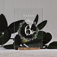 DIY Acrylic Table Number Signs Template &amp; Instructions-3