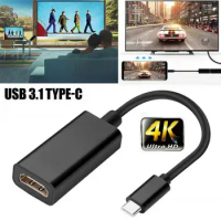 Type C to compatible 4K USB C 3 1 Adapter for MacBook S8 Dex P30 Dock 10 Projector TV Monitor
