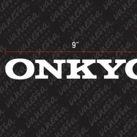 For (2Pcs) ONKYO audio sticker vinyl decal