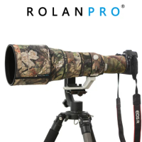 ROLANPRO Waterproof Lens Coat For Canon RF 800mm F5.6L IS USM Camouflage Rain Cover Protective Sleeve Guns Case RF800 800F5.6