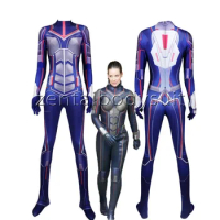 New Women Ant-Man and The Wasp Cosplay Bodysuit 3D Imprimer Skin Zentai Costume Halloween Party Suit