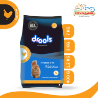 Drools Cat Real Chicken Dry Cat Food 400g, 1.2kg, 3kg, 7kg