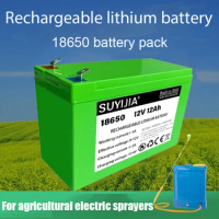 12v rechargeable lithium battery large capacity agricultural electric sprayer sprayer lithium battery 12v audio lighting battery