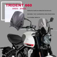 Fit For TRIDENT Trident 660 NEW Motorcycle Windscreen For Trident660 Accessories Windshield Baffle Air Wind Deflectors 2021 2022