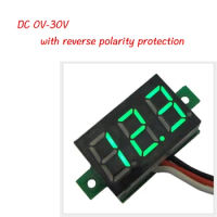 1pcs LCD digital voltimetro Red LED Amp voltmeter Volt Meter Gauge voltage meter DC 0-30V Wholesale 0.36feets DC0-