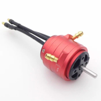 3S 2835 KV3500 4-Poles Brushless Motor &amp; Water Cooling Jacket for RC Boat RC Marine Jet Boat MONO Toy Boat Spare Parts