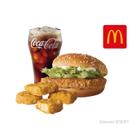 【麥當勞】麥香鷄+麥克鷄塊(4塊)+可樂(中)好禮即享券