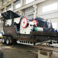 Crawler Mobile Jaw Crusher Mini Mobile Jaw Crusher Plant Concrete Stone Portable Rock Crusher for Sale
