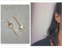 【Birdy Edge】歐美女性 設計 流蘇 線條 幾何 圓圈 耳環 耳墜耳環耳釘 首座 貝殼 耳環