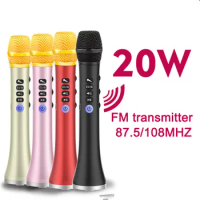 EONKO L-698DSP 20W Professional Bluetooth Microphone Speaker with FM Transmitter DSP Chip 400mAh Rechargeable Battery