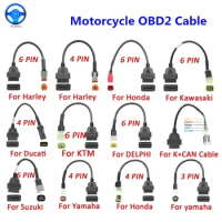 For KTM OBD2 Connector Motorcycle Motobike For YAMAHA For HONDA Moto For SUZUKI For Ducati OBD 2 Extension cable For Kawasaki