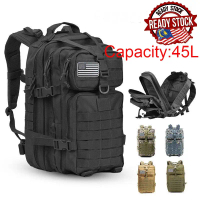 New Popularity 45L Army Outdoor School Camping Travel Attack Tactical Backpack Bag Trekking Hiking S