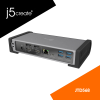 J5CREATE JTD568 Thunderbolt 4 Quad Display Docking Station