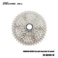 SHIMANO DEORE Cassette CS-M4100-10 Sprocket 10-speed cassette sprocket MTB &amp; Road bicycle acesssories cycling