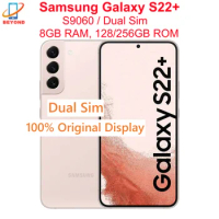 Samsung Galaxy S22 Plus 5G S9060 Dual Sim S22+ Original 6.6" ROM 128/256GB RAM 8GB Snapdragon NFC Octa Core Android Cell Phone