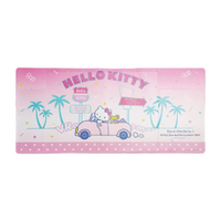 小禮堂 Hello Kitty 多功能收納滑鼠墊 (粉汽車) 4894147-106345
