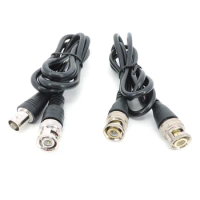 BNC Male to Male female Adapter dual head Cable 0.5M 1m 2m 3meter video Connector extension Pigtail Wire For tv CCTV Camera a