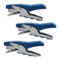 3 Pieces Heavy Duty Plier Stapler Office Stapler Hand Hold Stapler 50 Sheet Capacity Desk Stapler For Home School