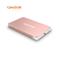 CyberSLIM 2.5吋硬碟外接盒 玫瑰金 S25U31 Type c
