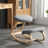 New Upgrade Ergonomic Kneeling Chair Home Stool Living Room Furniture Wooden Computer Posture Chair Anti-Hunchback Office Chair