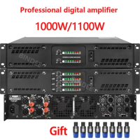 High-power Professional Digital Power Amplifier Stage Performance Party Home Entertainment Karaoke 2/4 Channel Power Amplifier