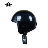 SOJI Helm Retro Holmes Polos Classic Dewasa Pria Wanita Hijab