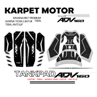 Tank Pad Motor Adv 160 Bahan Karet Premium Aksesoris Adv 160 Karpet Motor Adv Deckpad Honda Adv 160