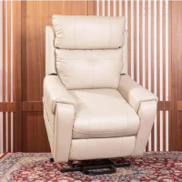 Lift Lounges Chair Bed Electric Power Recliner Elderly Rocking Chair for Adults Relax Armchair USB Ports Beige Furniture Cot