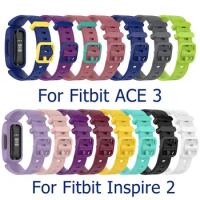 Silicone Strap for Fitbit ACE 2 3 Kids Smart Watch Band Wristband Replacement Sports Bracelet for Fitbit Inspire 1 2 HR Correa