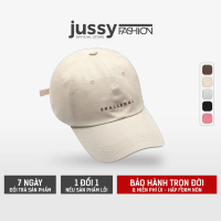 Mũ Lưỡi Trai Nam Nữ Jussy Fashion Nón Kết Challenge Phong Cách Nón Lưỡi Trai Form Mềm Chất Vải Cotto