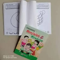 Buku Menjiplak dan Mewarnai Anak TK dan Paud MENJIPLAK MEWARNAI B