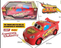 OEM MAINAN MOBIL CARS RACING MCQUEEN LAMPU DAN MUSIK