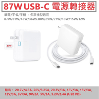 MacBook Air 87W 變壓器 電源轉接器與任何配備 USB-C 的裝置相容