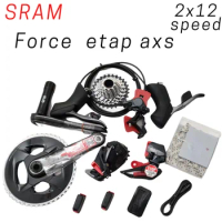 SRAM Force eTap AXS Groupset 2x12Speed Centre Lock Shifting wireless derailleur Road bike gravel bike road groupset pinarello
