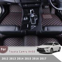 RHD Carpets For Toyota Camry XV50 2017 2016 2015 2014 2013 2012 Car Floor Mats Auto Interior Accessories Decor Rugs
